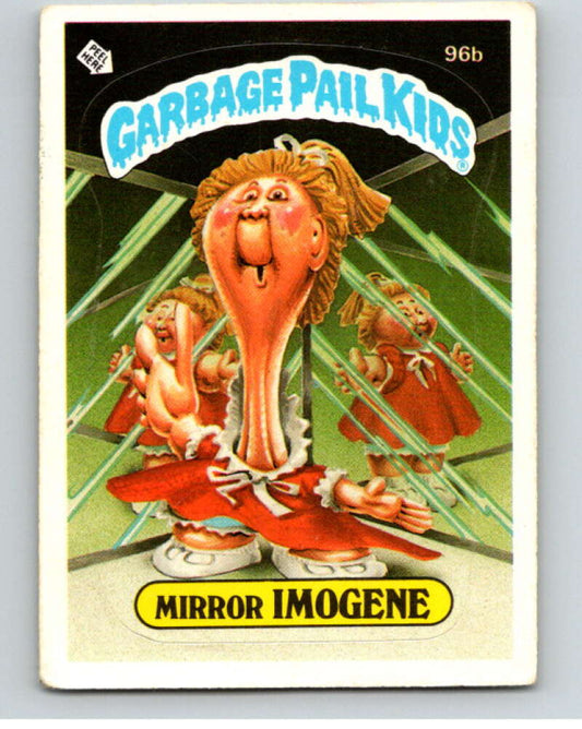 1986 Topps Garbage Pail Kids Series 3 #96b Mirror Imogene   V72990 Image 1