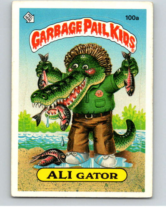 1986 Topps Garbage Pail Kids Series 3 #100a Ali Gator   V72997 Image 1