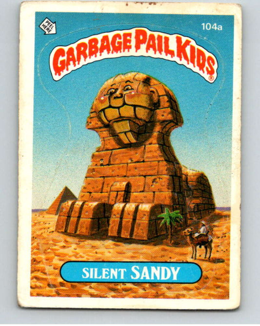 1986 Topps Garbage Pail Kids Series 3 #104a Silent Sandy   V73005 Image 1