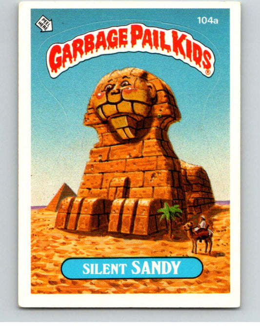 1986 Topps Garbage Pail Kids Series 3 #104a Silent Sandy   V73006 Image 1