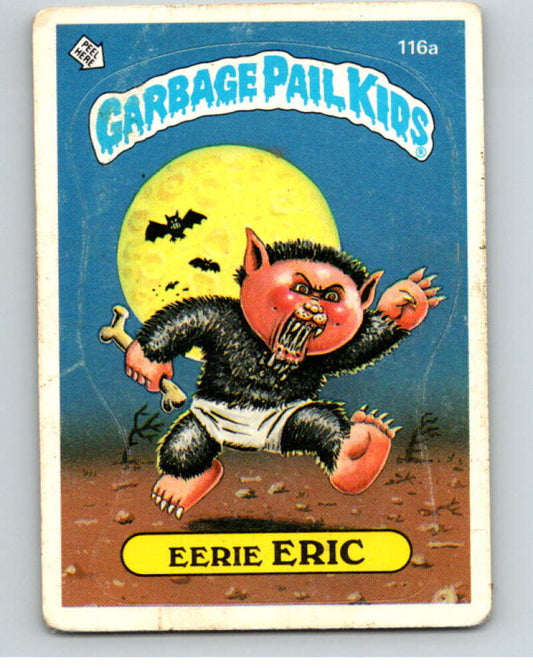 1986 Topps Garbage Pail Kids Series 3 #116a Eerie Eric   V73033 Image 1