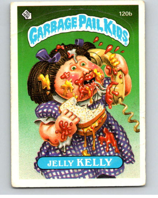1986 Topps Garbage Pail Kids Series 3 #120b Jelly Kelly   V73044 Image 1
