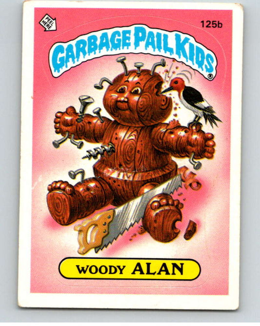 1986 Topps Garbage Pail Kids Series 4 #125B Woody Alan  V73057 Image 1