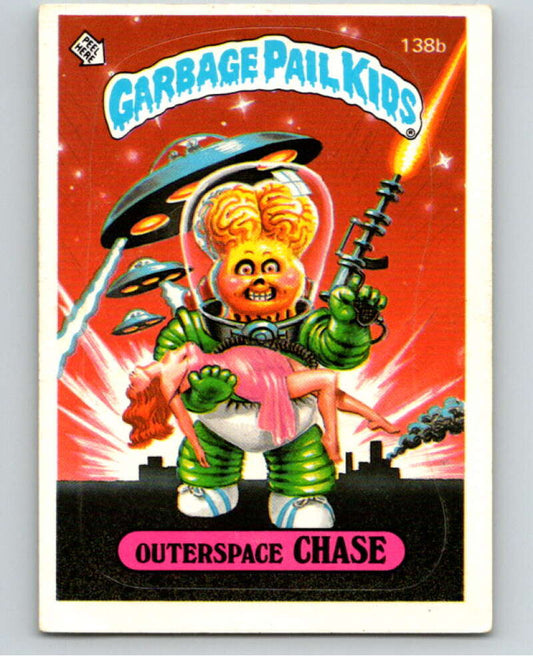 1986 Topps Garbage Pail Kids Series 4 #138B Outerspace Chase   V73100 Image 1