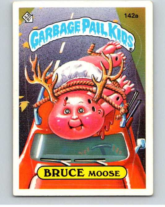 1986 Topps Garbage Pail Kids Series 4 #142A Bruce Moose   V73109 Image 1