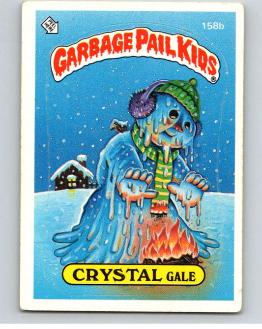 1986 Topps Garbage Pail Kids Series 4 #158B Crystal Gale   V73133 Image 1