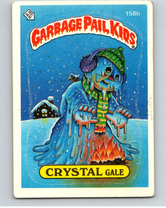 1986 Topps Garbage Pail Kids Series 4 #158B Crystal Gale   V73134 Image 1