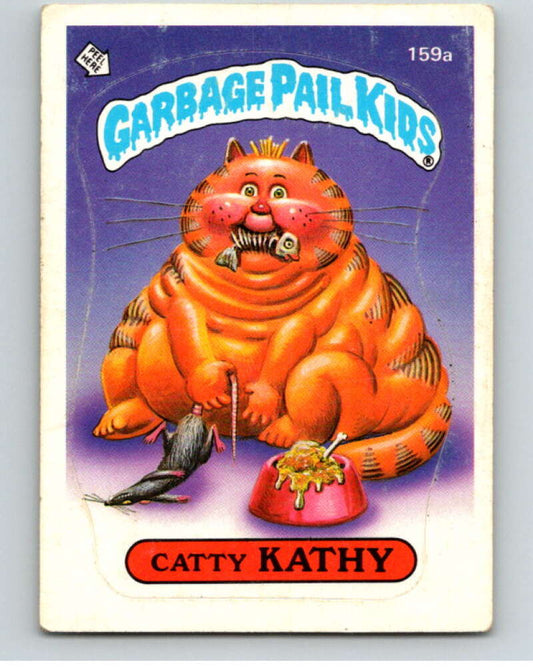 1986 Topps Garbage Pail Kids Series 4 #159A Catty Kathy   V73135 Image 1