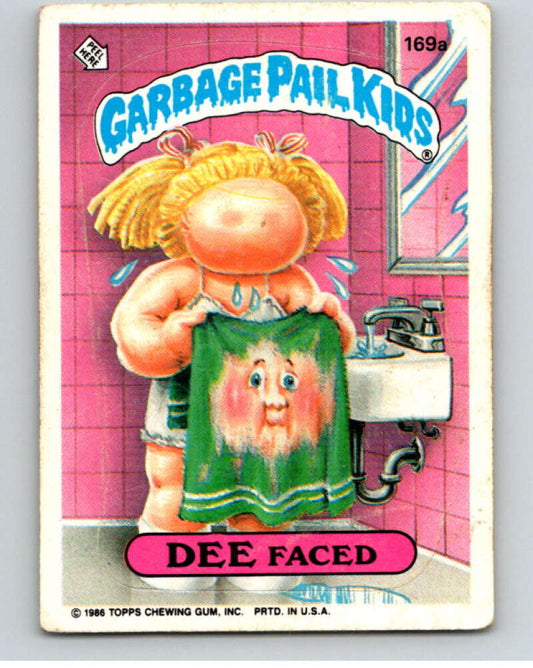 1986 Topps Garbage Pail Kids Series 5 #169A Dee Faced   V73152 Image 1