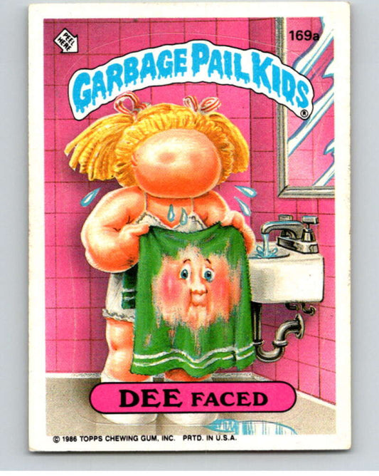 1986 Topps Garbage Pail Kids Series 5 #169A Dee Faced   V73153 Image 1