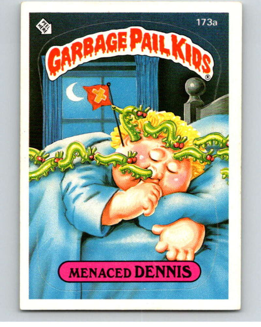 1986 Topps Garbage Pail Kids Series 5 #173A Menaced Dennis   V73162 Image 1