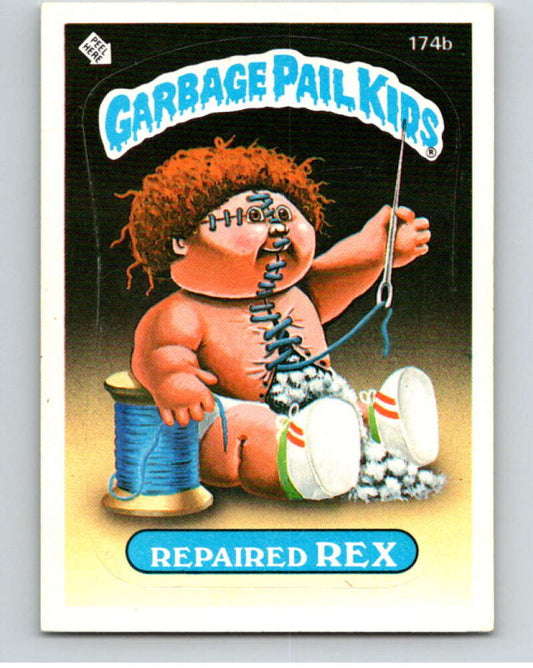 1986 Topps Garbage Pail Kids Series 5 #174B Repaired Rex   V73165 Image 1