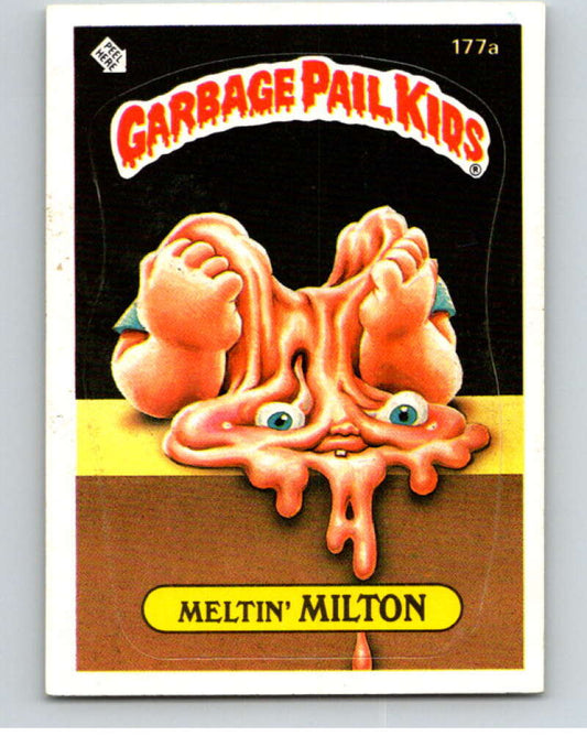 1986 Topps Garbage Pail Kids Series 5 #177A Meltin' Milton   V73172 Image 1