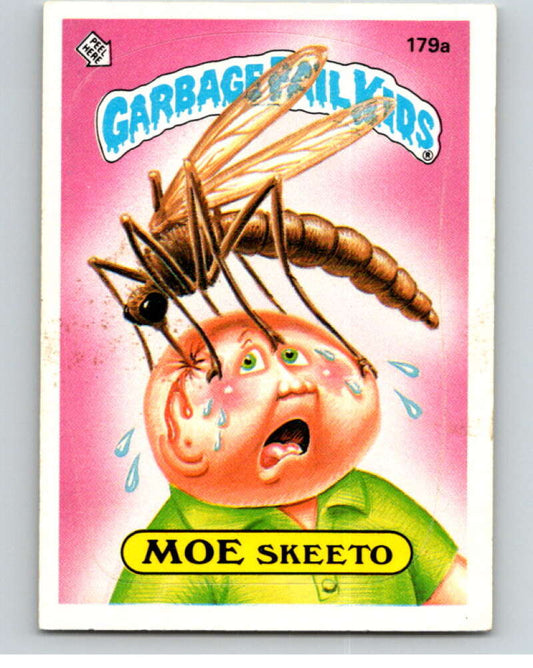 1986 Topps Garbage Pail Kids Series 5 #179A Moe Skeeto   V73179 Image 1