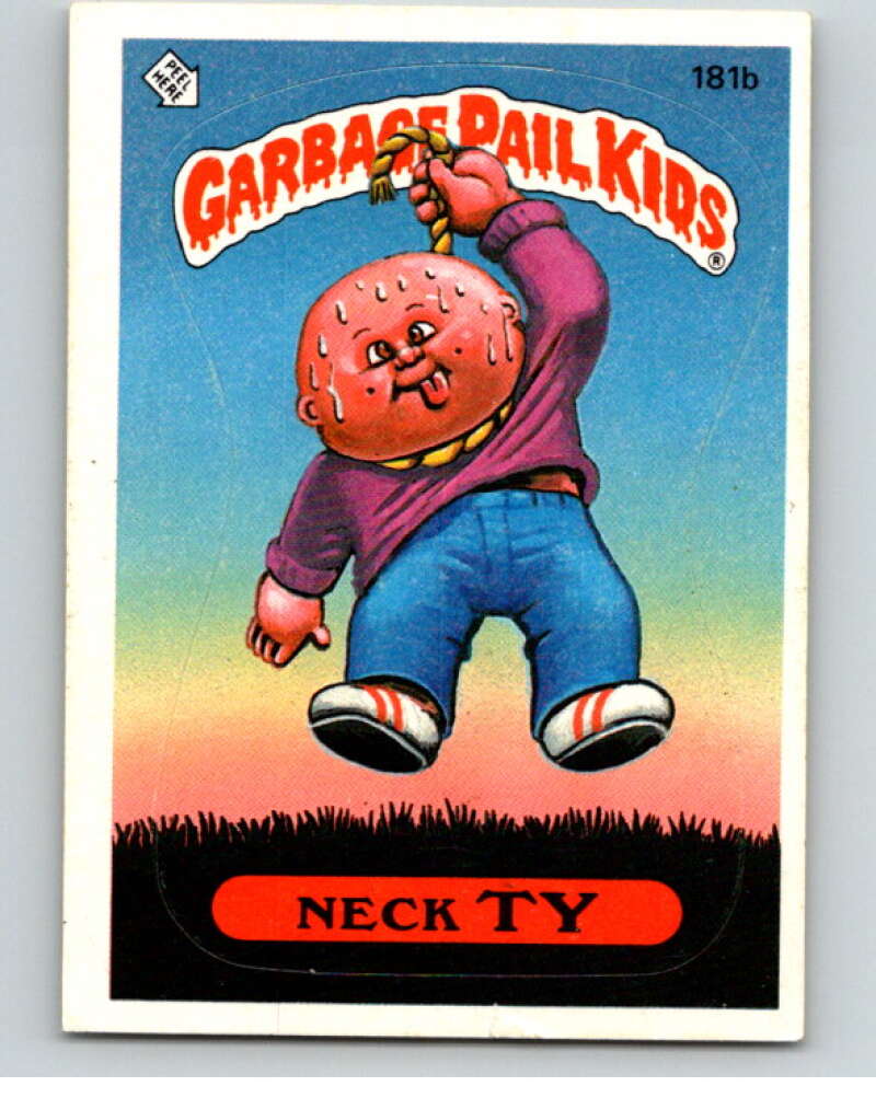 1986 Topps Garbage Pail Kids Series 5 #181B Neck Ty   V73185 Image 1