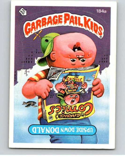 1986 Topps Garbage Pail Kids Series 5 #184A Upside Down Donald   V73190 Image 1