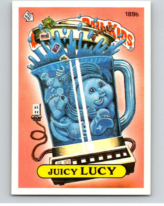 1986 Topps Garbage Pail Kids Series 5 #189B Juicy Lucy   V73204 Image 1