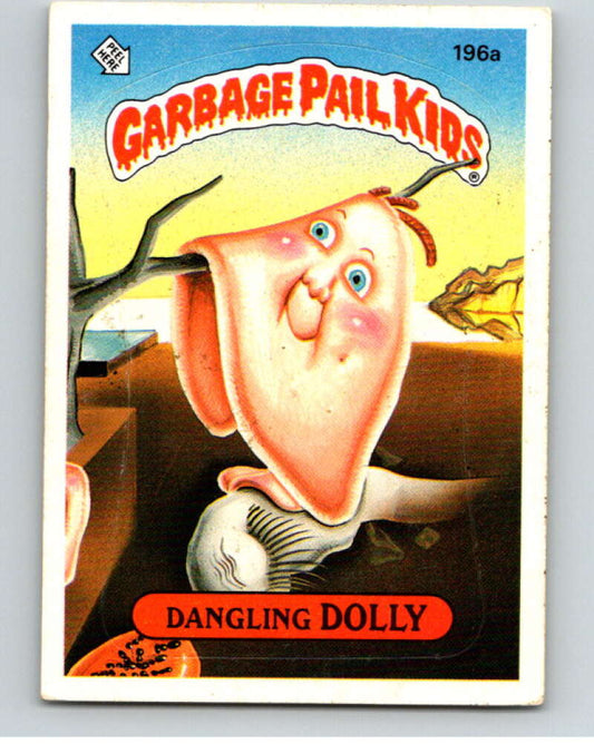 1986 Topps Garbage Pail Kids Series 5 #196A Dangling Dolly   V73223 Image 1