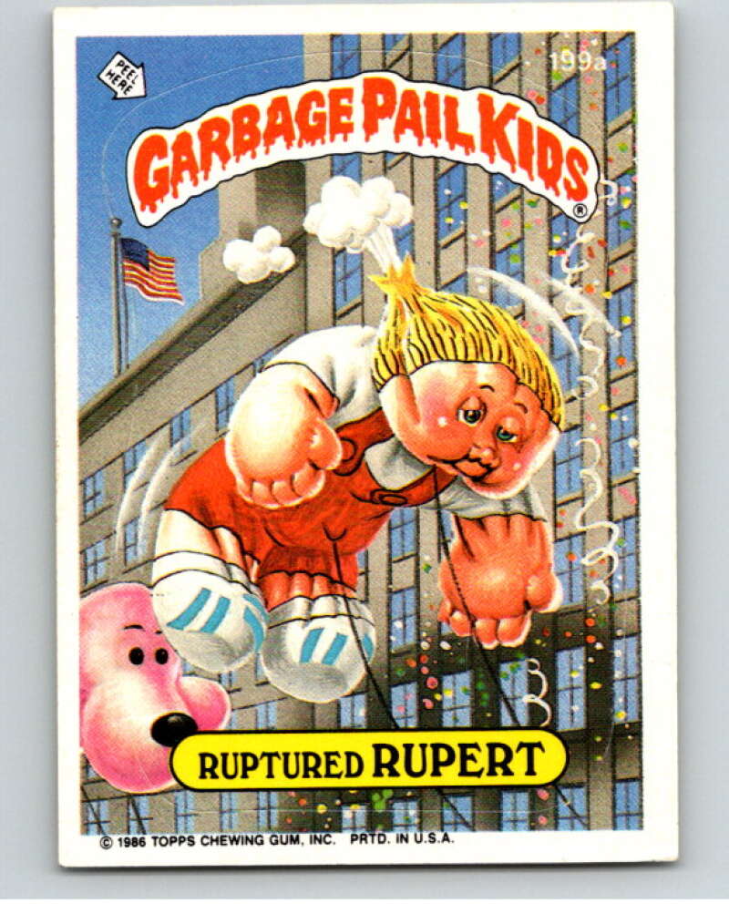 1986 Topps Garbage Pail Kids Series 5 #199A Ruptured Rupert   V73230 Image 1