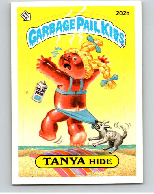 1986 Topps Garbage Pail Kids Series 5 #202B Tanya Hide   V73239 Image 1