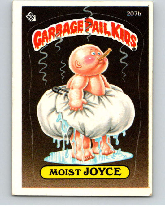 1986 Topps Garbage Pail Kids Series 6 #207B Moist Joyce   V73250 Image 1