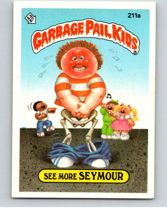 1986 Topps Garbage Pail Kids Series 6 #211A See More Seymour   V73258 Image 1