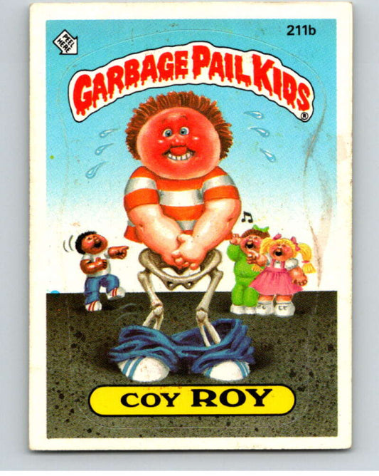 1986 Topps Garbage Pail Kids Series 6 #211B Coy Roy   V73259 Image 1