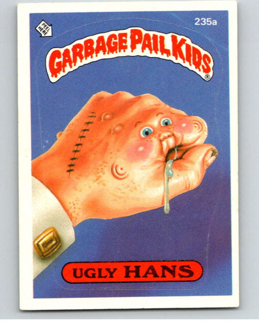 1986 Topps Garbage Pail Kids Series 6 #235A Ugly Hans   V73312 Image 1
