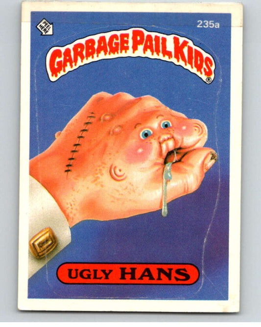 1986 Topps Garbage Pail Kids Series 6 #235A Ugly Hans   V73313 Image 1