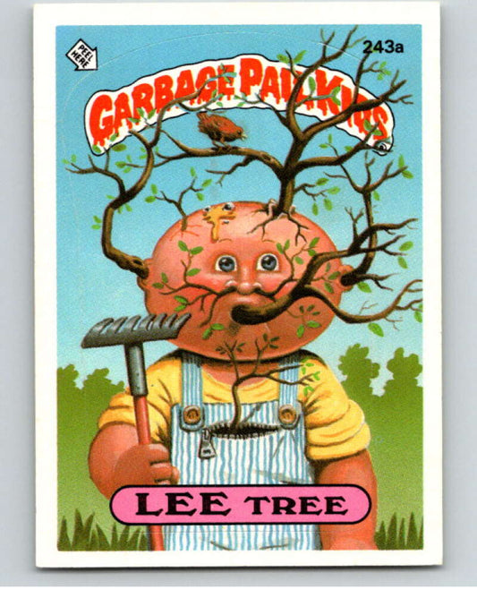 1986 Topps Garbage Pail Kids Series 6 #243A Lee Tree   V73330 Image 1