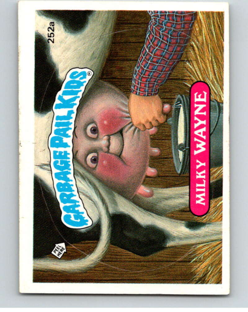 1987 Topps Garbage Pail Kids Series 7 #252A Milky Wayne   V73351 Image 1
