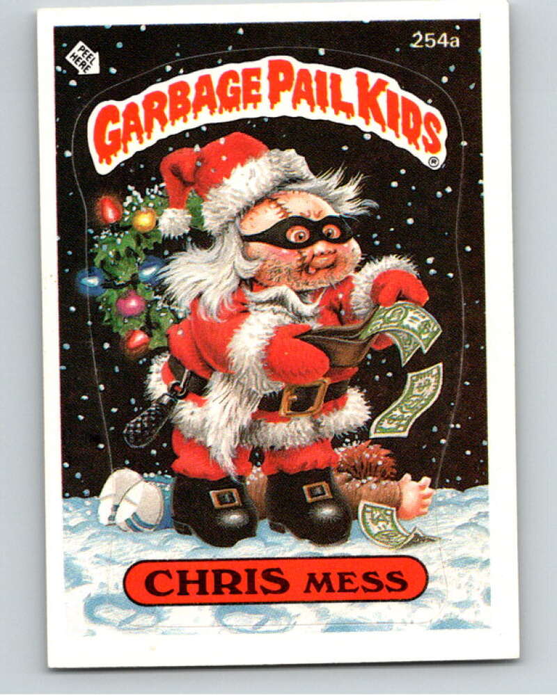 1987 Topps Garbage Pail Kids Series 7 #254A Chris Mess   V73359 Image 1