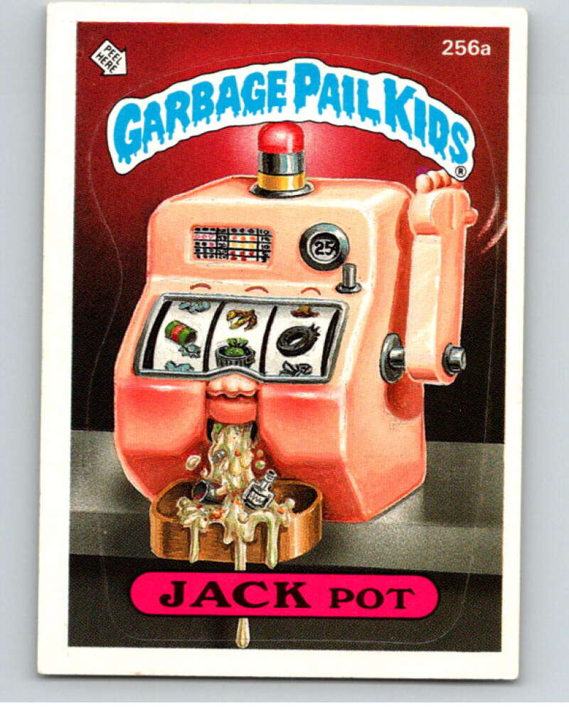 1987 Topps Garbage Pail Kids Series 7 #256A Jack Pot   V73366 Image 1