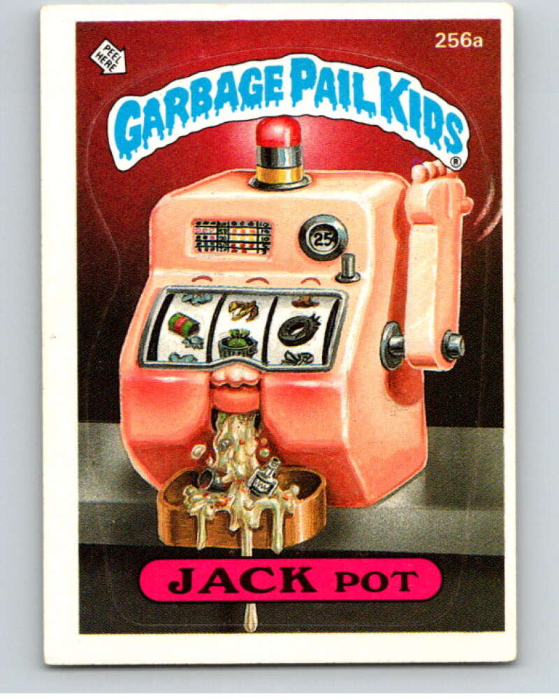 1987 Topps Garbage Pail Kids Series 7 #256A Jack Pot   V73367 Image 1