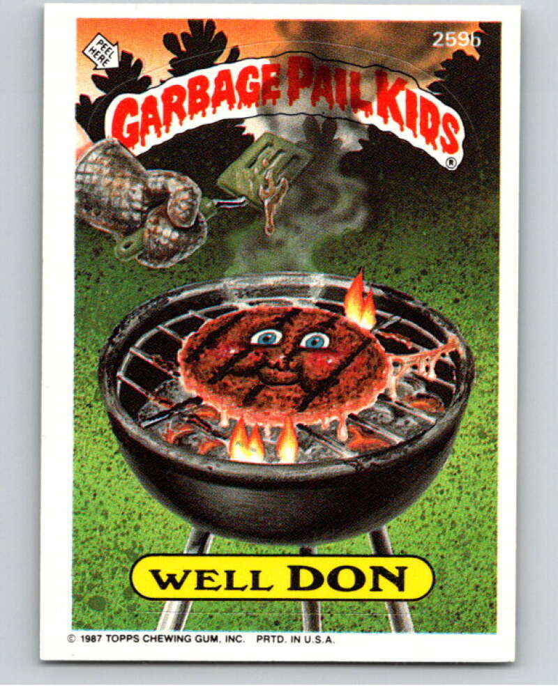 1987 Topps Garbage Pail Kids Series 7 #259B Well Don   V73376 Image 1