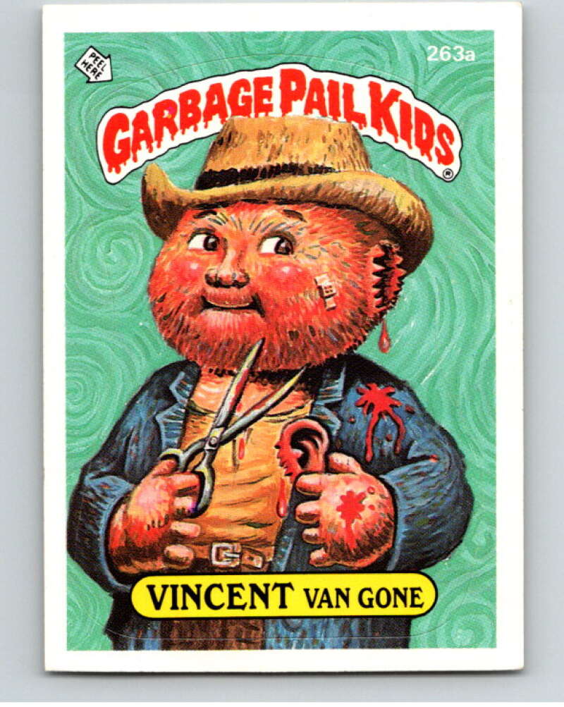 1987 Topps Garbage Pail Kids Series 7 #263A Vincent Van Gone   V73386 Image 1