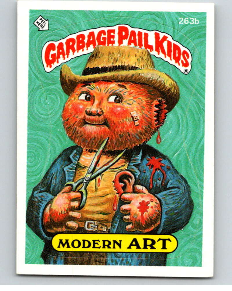 1987 Topps Garbage Pail Kids Series 7 #263B Modern Art   V73387 Image 1