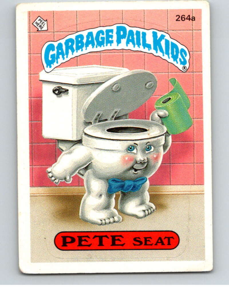 1987 Topps Garbage Pail Kids Series 7 #264A Pete Seat   V73389 Image 1