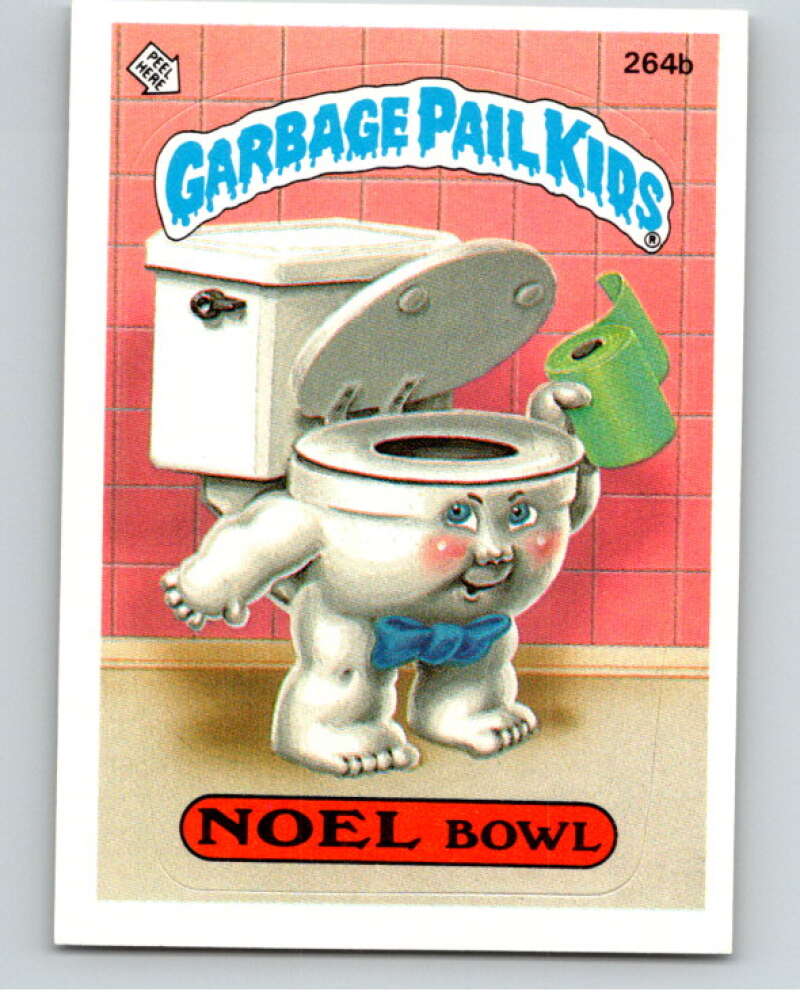 1987 Topps Garbage Pail Kids Series 7 #264B Noel Bowl   V73390 Image 1