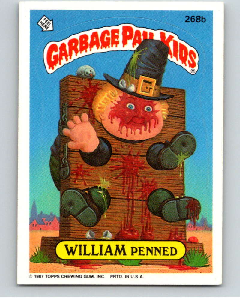 1987 Topps Garbage Pail Kids Series 7 #268B William Penned   V73403 Image 1
