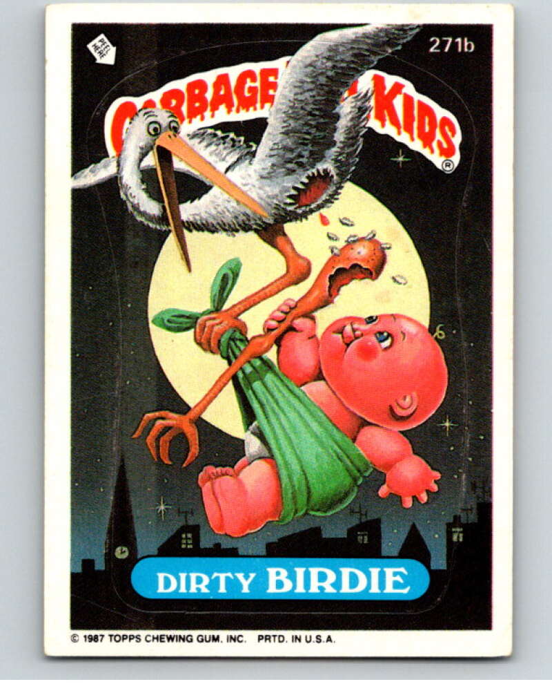 1987 Topps Garbage Pail Kids Series 7 #271B Dirty Birdie   V73413 Image 1