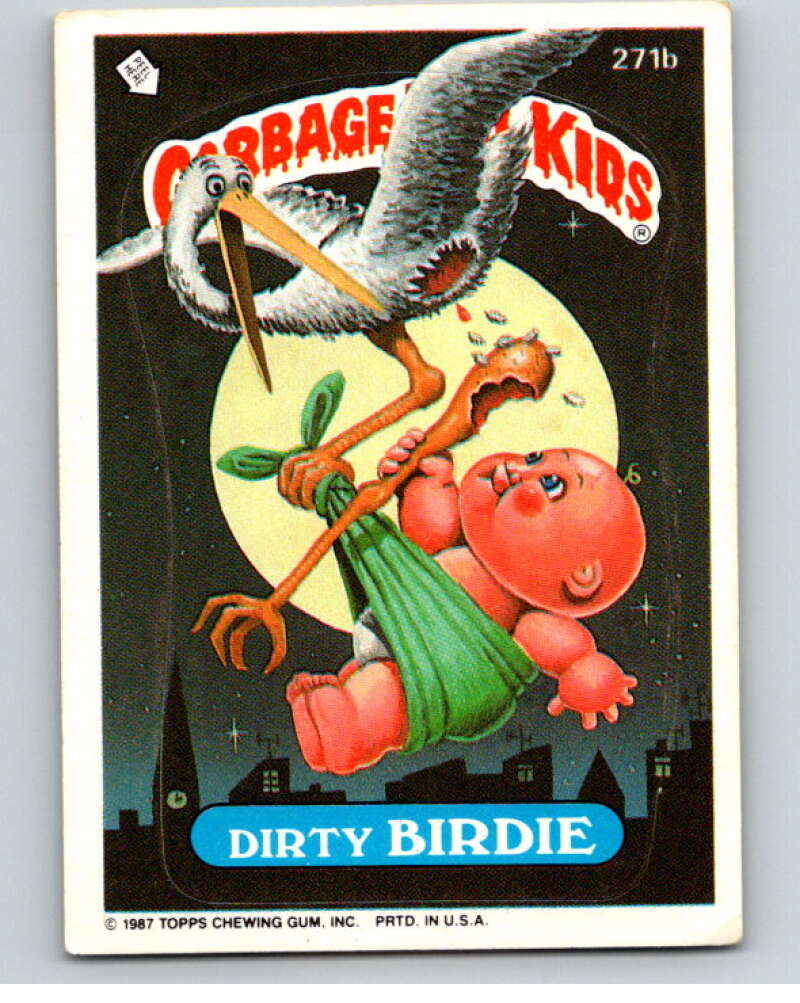 1987 Topps Garbage Pail Kids Series 7 #271B Dirty Birdie   V73414 Image 1