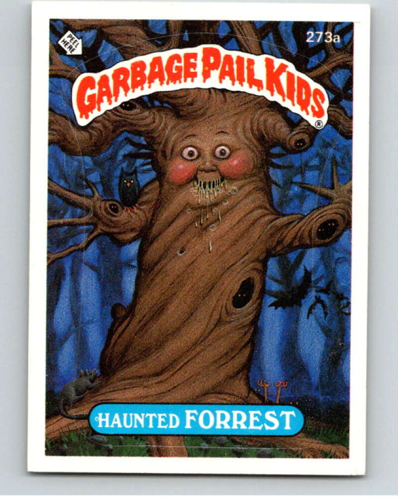 1987 Topps Garbage Pail Kids Series 7 #273A Haunted Forrest   V73419 Image 1