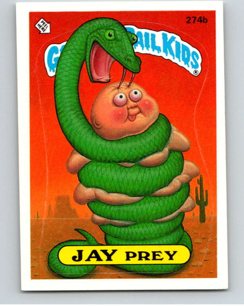 1987 Topps Garbage Pail Kids Series 7 #274B Jay Prey   V73423 Image 1