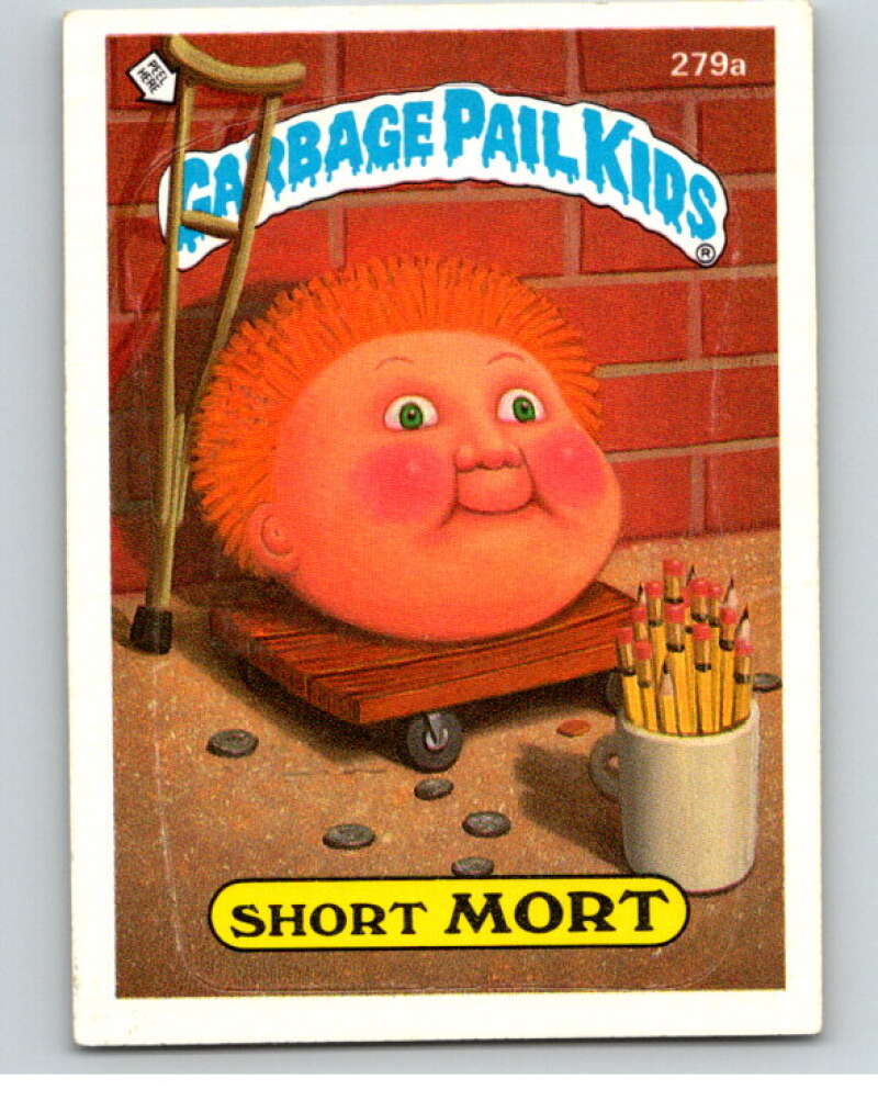 1987 Topps Garbage Pail Kids Series 7 #279A Short Mort   V73437 Image 1