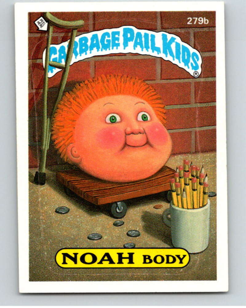1987 Topps Garbage Pail Kids Series 7 #279B Noah Body   V73438 Image 1