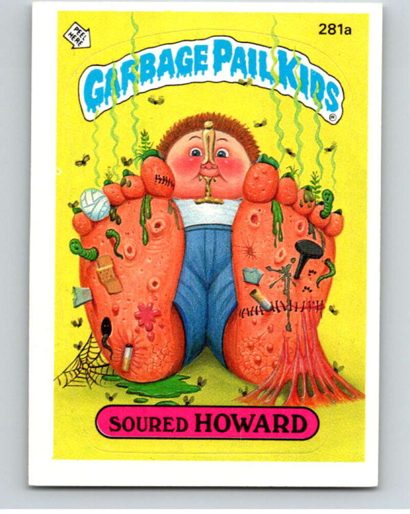 1987 Topps Garbage Pail Kids Series 7 #281A Soured Howard   V73442 Image 1