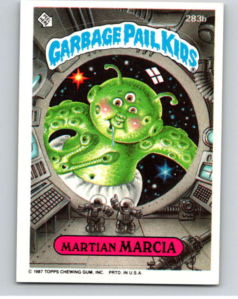 1987 Topps Garbage Pail Kids Series 7 #283B Martian Marcia   V73448 Image 1