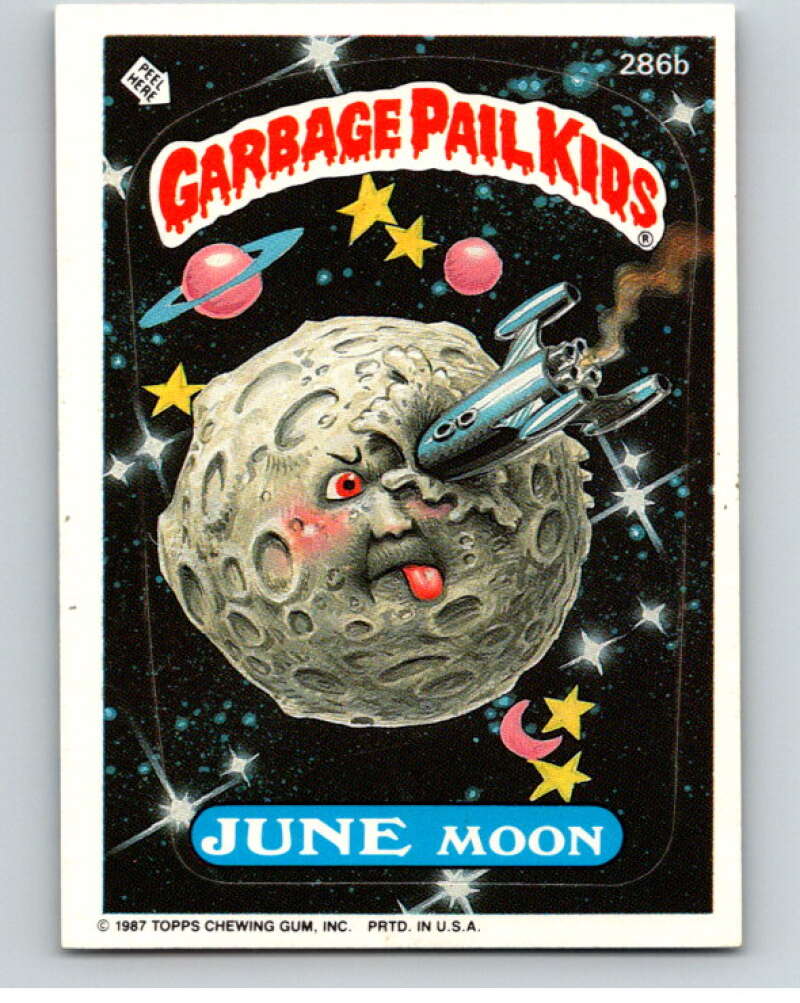 1987 Topps Garbage Pail Kids Series 7 #286B June Moon   V73455 Image 1