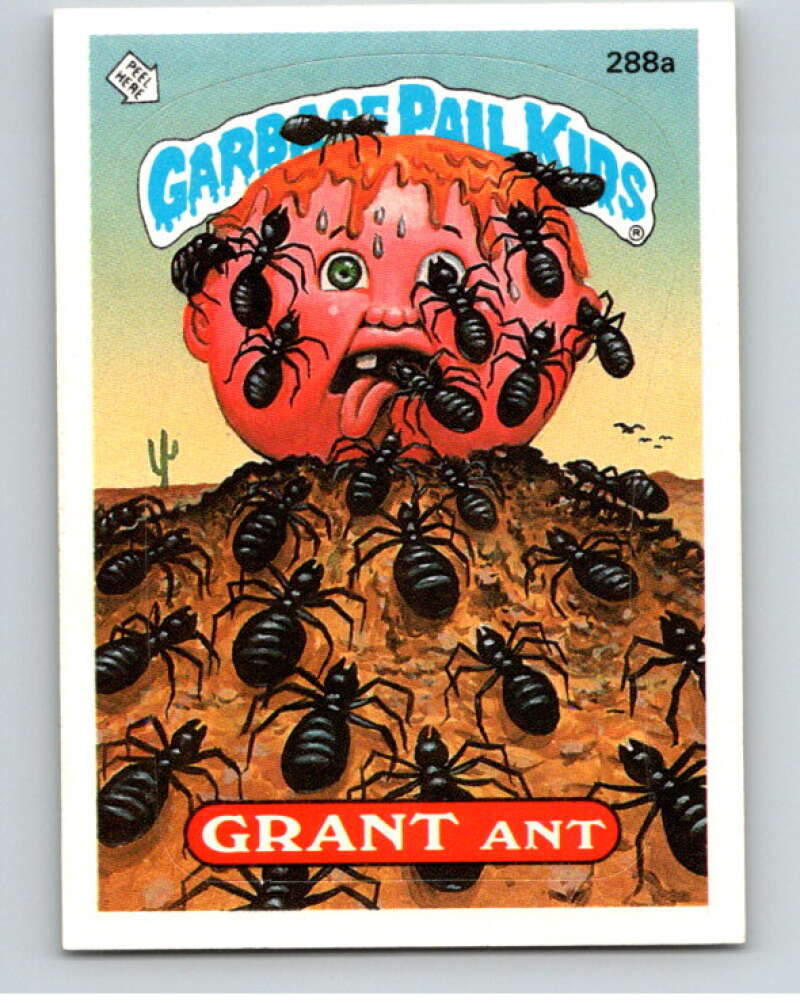 1987 Topps Garbage Pail Kids Series 7 #288A Grant Ant   V73459 Image 1